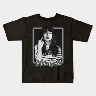 Kate Bush-- Retro Aesthetic Fan Art Design Kids T-Shirt